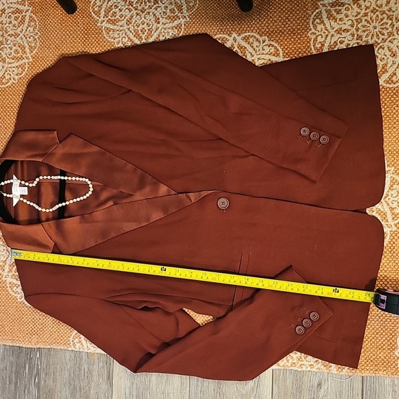 LC Lauren Conrad Deep Red Blazer - Picture 8 of 11